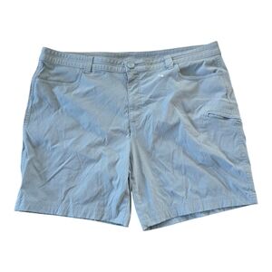 Eddie Bauer Bermuda Shorts Womens 18 Plus Chino Lightweight Blue Casual